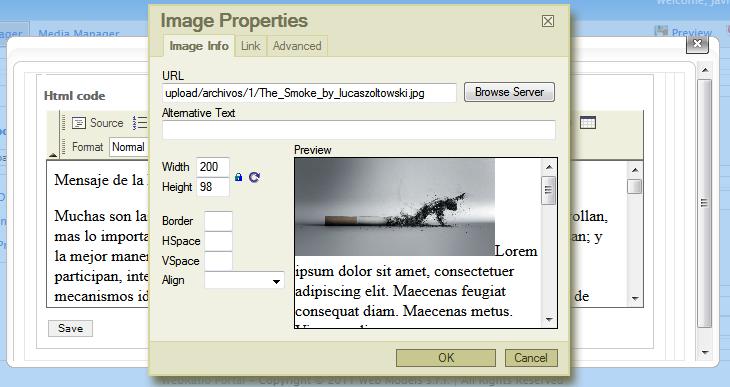 : Ubique la imagen y de click en el nombre de la misma.