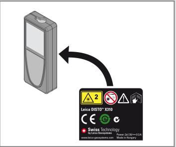 Compatibilidad electromagnética (CEM) Advertencia Productos de Clase de láser 2: El dispositivo genera rayos láser visibles que se emiten desde el instrumento: El producto corresponde a la Clase de