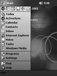 Sistemas Operativos Microsoft Pocket PC