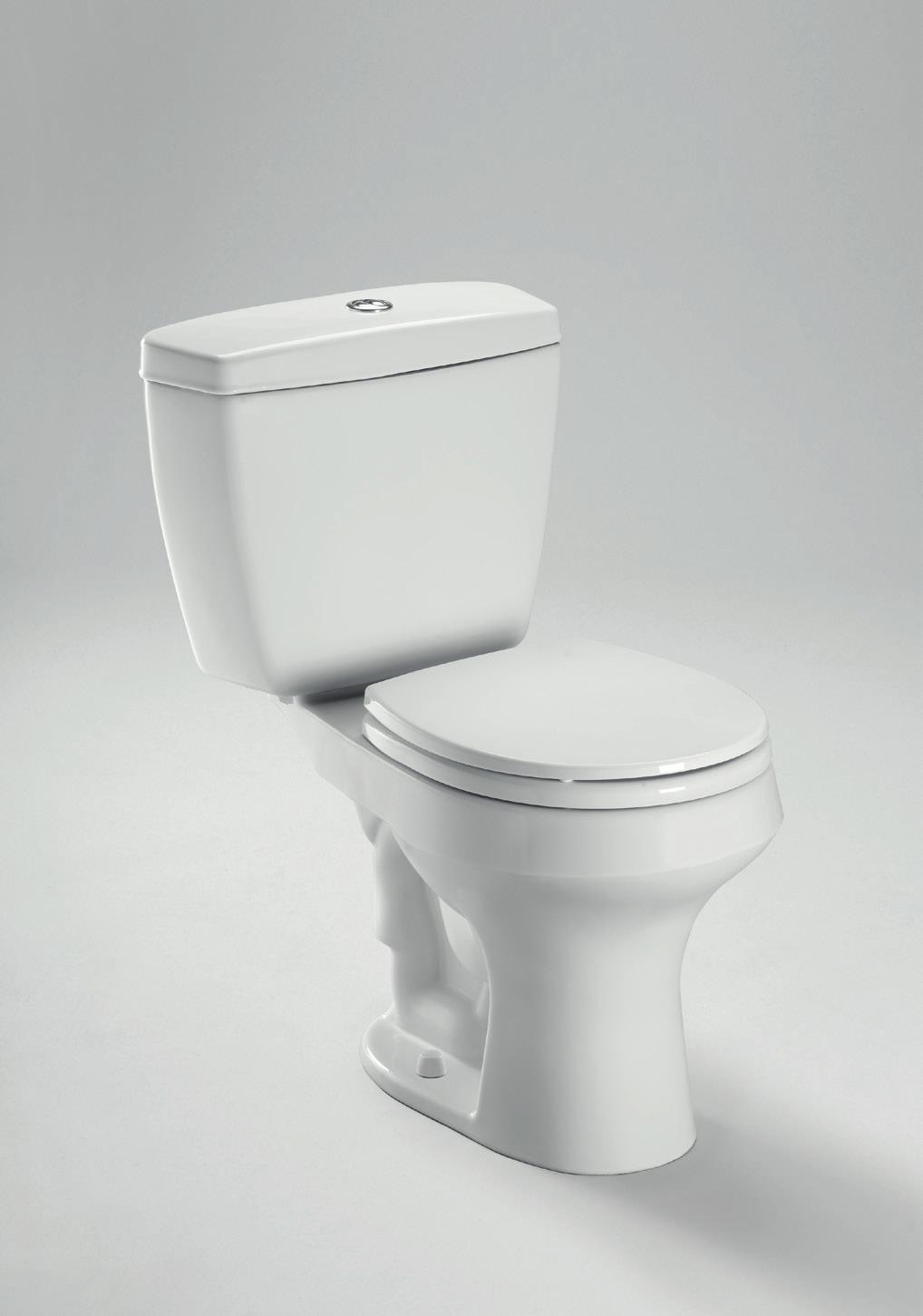 CST405MF Rowan High-Efficiency Toilet, 1.6GPF & 1.0GPF FEATURES Dual-Max flushing system, high-efficiency (1.6GPF/6.0LPF & 1.0GPF/3.
