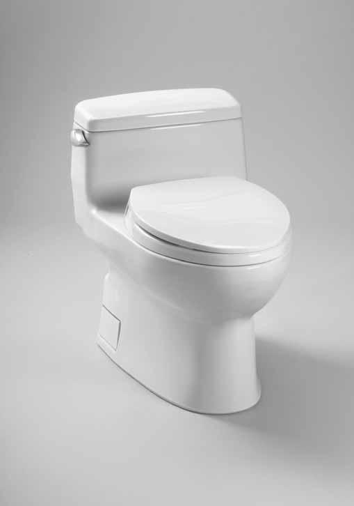 MS884114 Carolina One-Piece Toilet, 1.6GPF FEATURES Power Gravity flushing system, (1.6GPF/6.