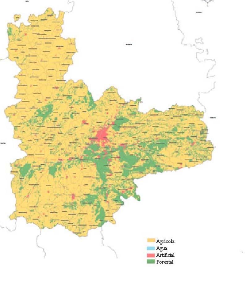 3. ÁMBITO GEOGRÁFICO El ámbito geográfico del estudio ha estado centrado en la provincia de Valladolid, abarcando todos los términos municipales que lo conforman, con excepción de Valladolid capital.