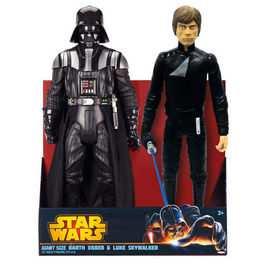 398979557Pack figuras Star Wars Darth Vader Luke Skywalker 50cmEN STOCK PVPR: