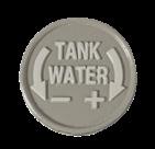 1,27 CM Nivel del agua Tubo de Desagüe PASO 1: PREPARE EL TANQUE (PÁGINA 3) A: CIERRE EL AGUA. B: DRENE EL AGUA. Descargue el sanitario para drenar la mayoría del agua del tanque.