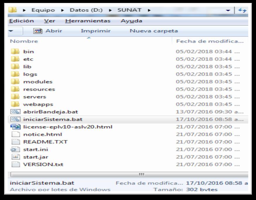 10 RPTA Directorio donde se encuentran los archivos de respuesta de la SUNAT. Sólo se guardan CDR OK.