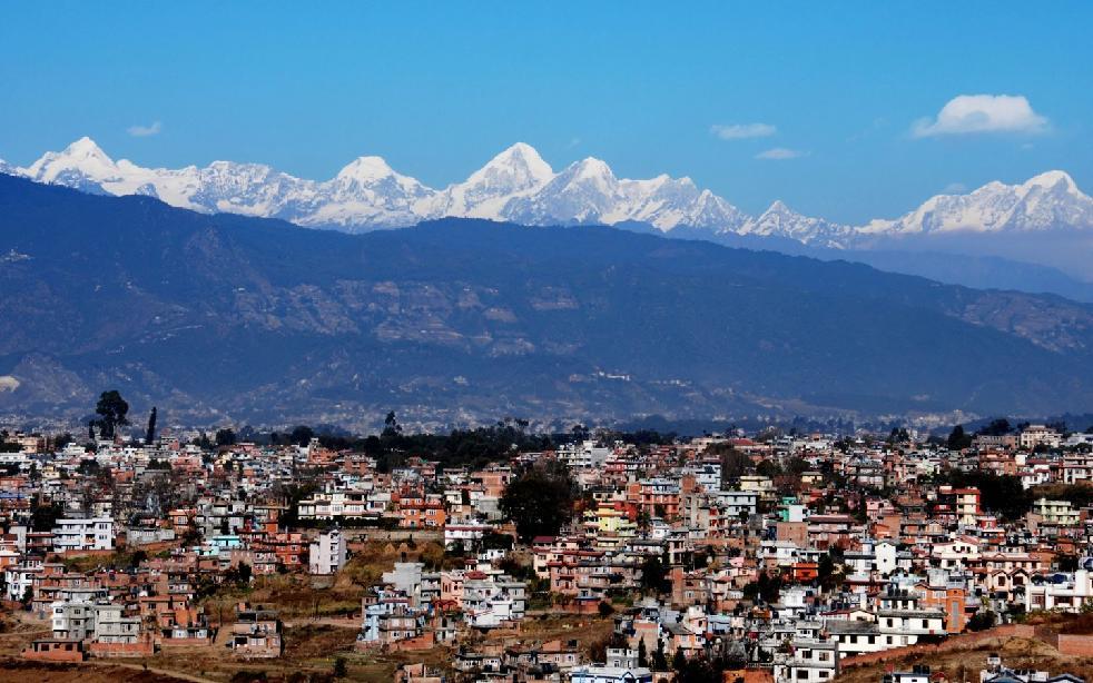 la ciudad de Katmandú.