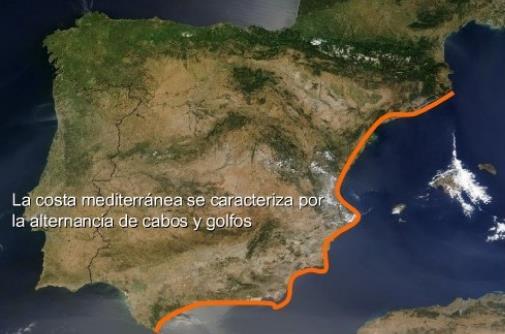 5.2 Litoral Mediterráneo Se extiende desde Gibraltar hasta la Costa Brava Catalana.