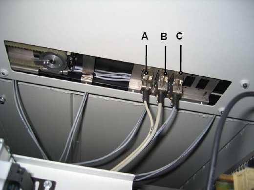 A B C Figura 3.33 Imagen de la conexión de los cables para el TTT Transportador End_TTT MTTT Sensor_TTT 3.
