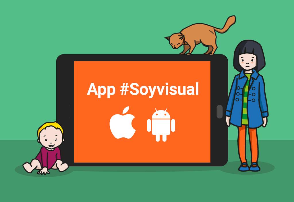 9 / 11 App #Soyvisual dispone también de una App que proporciona un aprendizaje más autónomo mediante actividades lúdicas individualizadas