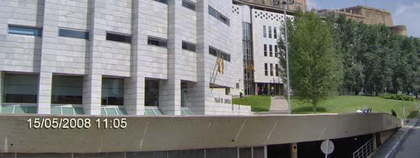 Foto: Entrada principal de la Ciudad de la Justicia de Barcelona Como en el año anterior, el presidente del Tribunal Superior de Justicia y la Sala