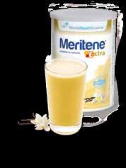Meritene Batido es una solución nutricional con 4 deliciosos sabores.