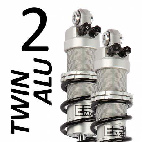 Estos son amortiguadores de tres tubos con compensador de volumen de gas de baja presión diseñado para