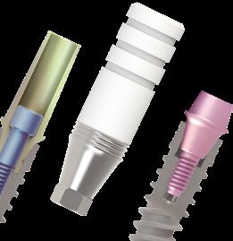 Galimplant Dental Implant System Componentes protésicos Ponemos a su disposición todos los aditamentos protésicos.
