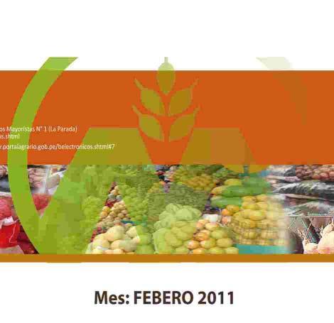 Ají Amarillo Ajo Mes: FEBERO 2011 Participación Porcentual (por departamento) del Abastecimiento de los Principales Productos Agropecuarios.