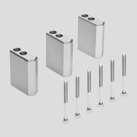Accesorios Pieza en bruto para dedos BUB-HGDT (El suministro incluye 3 unidad) BUB-HGDT-25 BUB-HGDT-35 63 Material: Aleación de aluminio Sin cobre, PTFE ni silicona Dimensiones y referencias Para