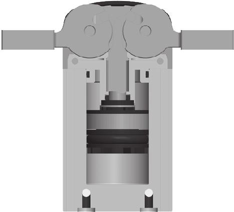 Detectores de posición adaptables a las pinzas pequeñas Detectores de proximidad integrables en las pinzas medianas y grandes Utilización indistinta de pinzas de simple y de doble efecto Con muelle