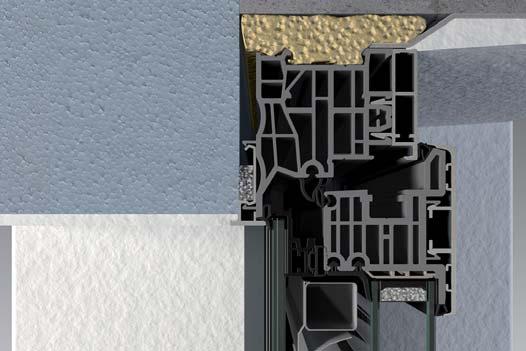 Características de las puertas y ventanas de aluminio FIN-Project Prestaciones funcionales en detalle Excelente aislamiento térmico El sistema de puertas y ventanas FIN-Project sienta nuevas bases