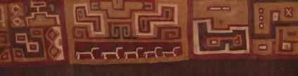 Entre los Incas, los nobles llevaban ropa adornada con tocapus: se trata de pequeños dibujos geométricos integrados en pequeños