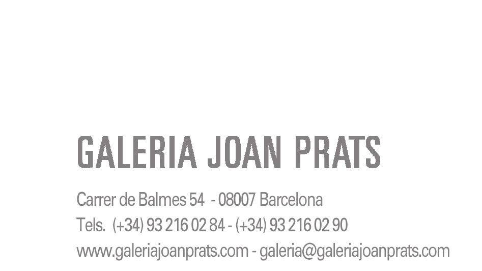 JOAN HERNANDEZ PIJUAN Barcelona, 1931-2005 EXPOSICIONS INDIVIDUALS (SELECCIÓ) 2016 Hernández Pijuan 1977-2005, Galeria Joan Prats, Barcelona Hernández Pijuán - Sempere.