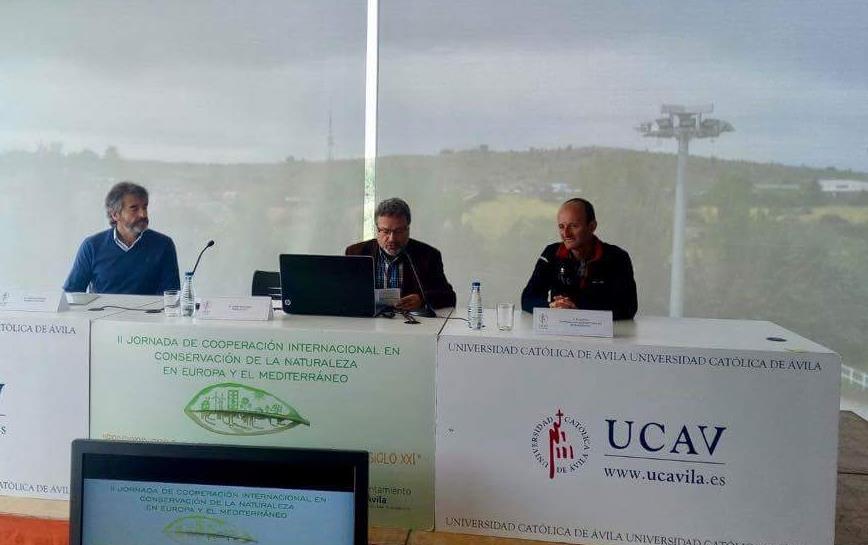 Universidad Católica de Ávila, en el marco de las jornadas de cooperación internacional en conservación de la naturaleza.
