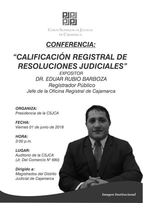 DR. GUSTAVO ALVAREZ TRUJILLO - PRESIDENTE Viernes, 01 de Junio del 2018 PRECIO POR PALABRA: S/. 0.01 INC.