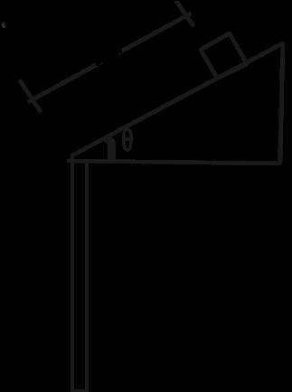 Física, Serway, volumen 1, cuarta edición. 6.44 Un dispositivo se compone de una pequeña cuña como se ve en la figura.
