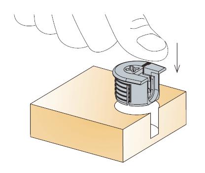 Ver vídeo 1- Indroducción manual de la caja sin necesidad de martillo.