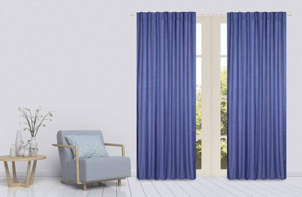 cortinas doble tela con presillas escondidas Tela
