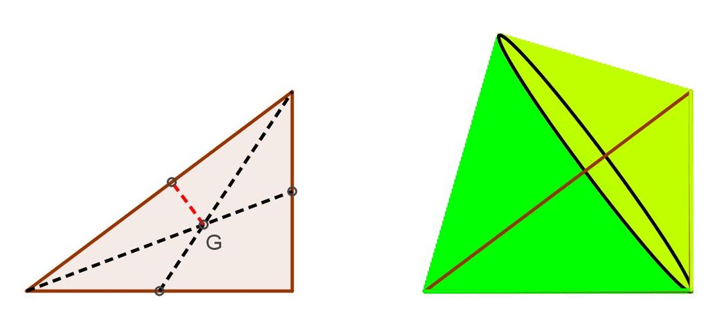 En el presente problema, calculamos la altura h sobre la hipotenusa teniendo en cuenta 3 4 5 h 1 que el área del triángulo es: cm cm, o sea h cm.