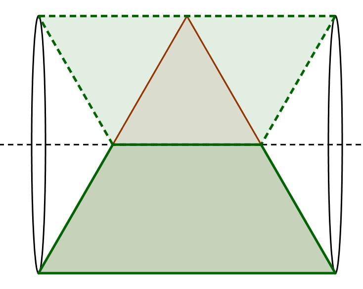 Solución: El cuerpo generado es un cono con un círculo de radio 3cm en la base, 4cm de altura y 5cm de generatriz. En consecuencia, usando Pappus, el volumen es 3 3 5 cm 4 cm.