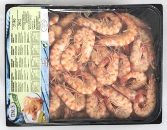 Producto Producto Langostino Shrimp COCIDO REFRIGERADO SALVAJE Formatos: 2 kg.
