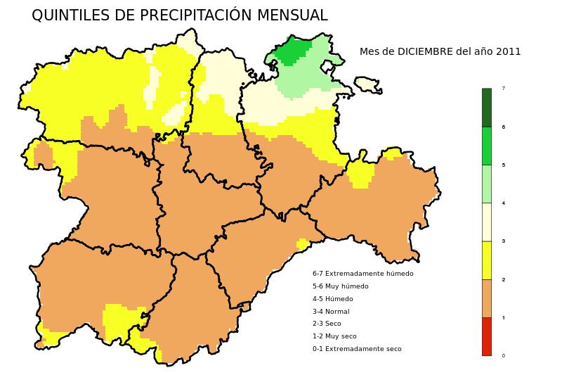 Información Climatológica Mensual de Castilla y León Diciembre 211 AEMET Prohibida su