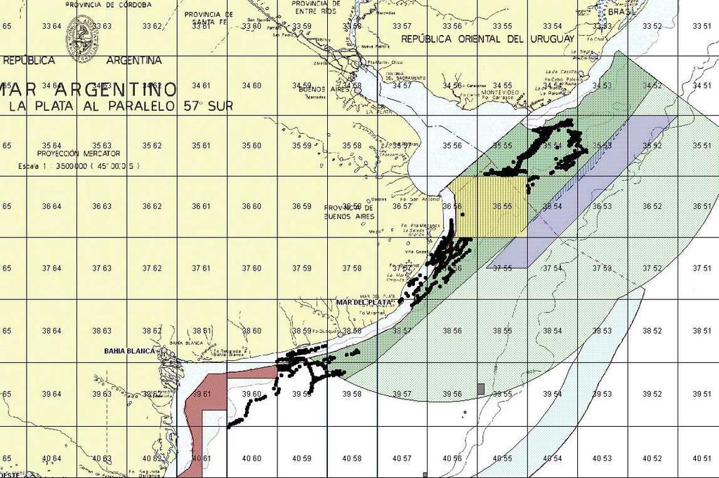 CFP en su Resolución 15/2006 para el conjunto denominado variado costero y dentro de la Zona de Esfuerzo Restringido delimitada por la Resolución CTMFM 10/2000 (Figs. 9 y 10).