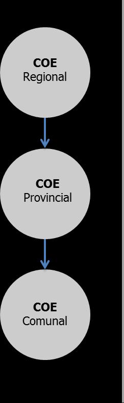 C.2 Descripción Modelo C.2.1 Implementación, Seguimiento y Toma de Decisiones Se reactivará los Comité Operativos de Emergencia, en los tres niveles territoriales: Municipal, Provincial y Regional,