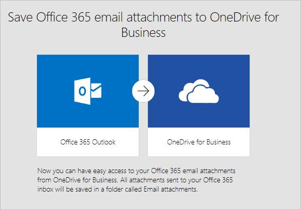 Se le pide que especifique las credenciales de los servicios Office 365 Outlook y SharePoint.