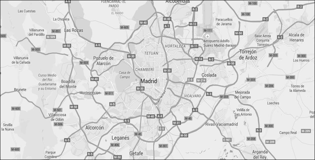 Localización de los activos 49,48% del GAV dentro de Madrid M-30 35,79% del GAV fuera de