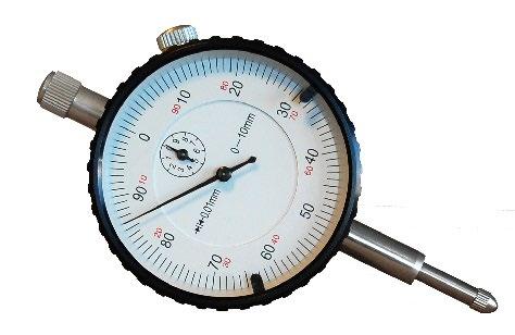 VELOX RELOJES COMPARADORES Reloj comparador Analógico Ø60 Graduación 0.01. Precisión s/din 878. Con indicador de tolerancia. Cromo satinado/ cuerpo de aluminio.