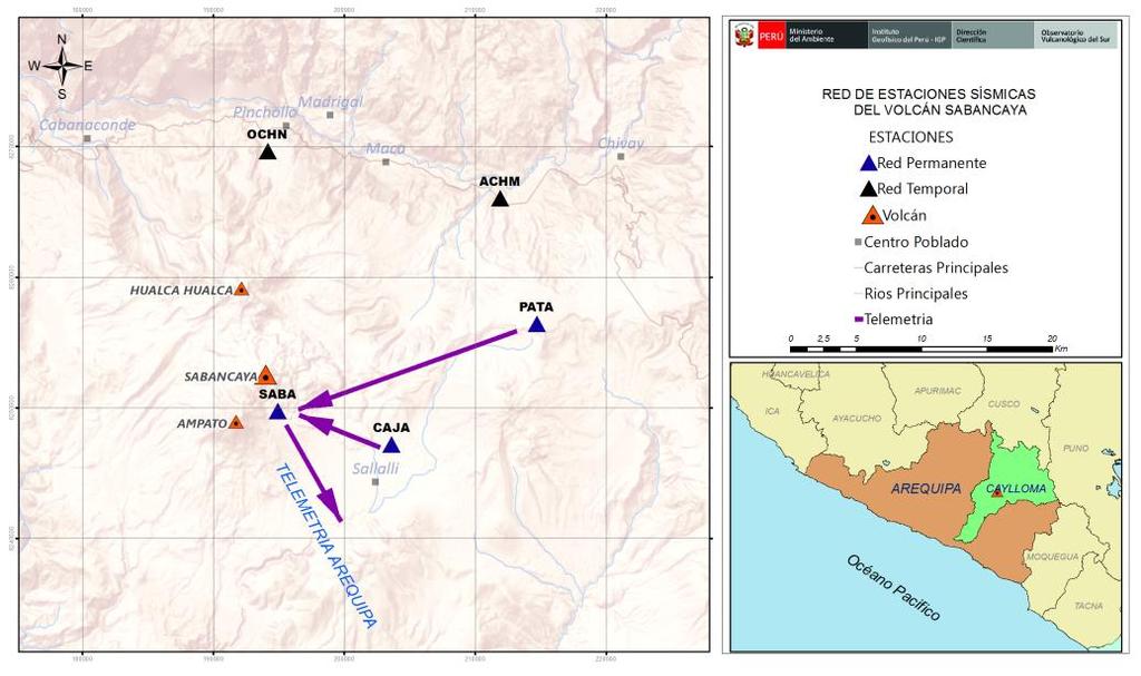 INSTITUTO GEOFÍSICO DEL PERU (IGP) OBSERVATORIO VULCANOLÓGICO DEL SUR (OVS) Reporte N 12-2016 Actividad del volcán Sabancaya Fecha: 22 de marzo de 2016 Resumen actualizado de la principal actividad