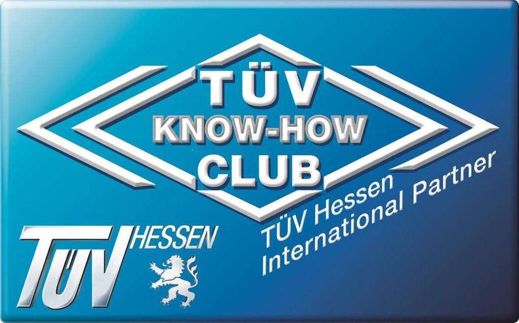 PARTNER INTERNACIONAL Somos Partner internacional con exclusividad de la marca TÜV HESSEN en España y Portugal.