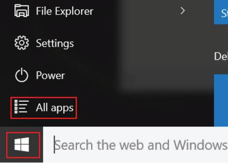 Identificación de la cámara en Administrador de dispositivos en Windows 10 1 En el cuadro de búsqueda, escriba Administrador de dispositivos y toque para iniciarlo.