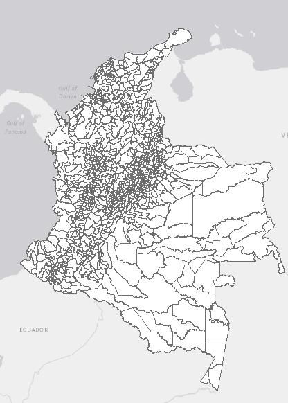 Guía Metodológica de los Talleres Regionales del HNO 2019 cada ELC imprimir seis (6) mapas (los mapas tienen la división político administrativa y los nombres de cada municipio) de los departamentos