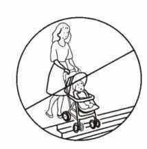 A fin de mantener la seguridad de su bebé, por favor asegúrese de atar el cinturón de seguridad y no lo deje al niño desatendido. Utilice el cochecito correctamente a fin de evitar cualquier peligro.