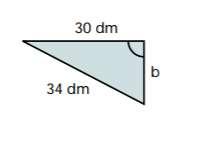 La Medida de la hipotenusa c es, en cm: 3.- Calcula en cada triángulo rectángulo el lado que falta. B= C= B= C= III.