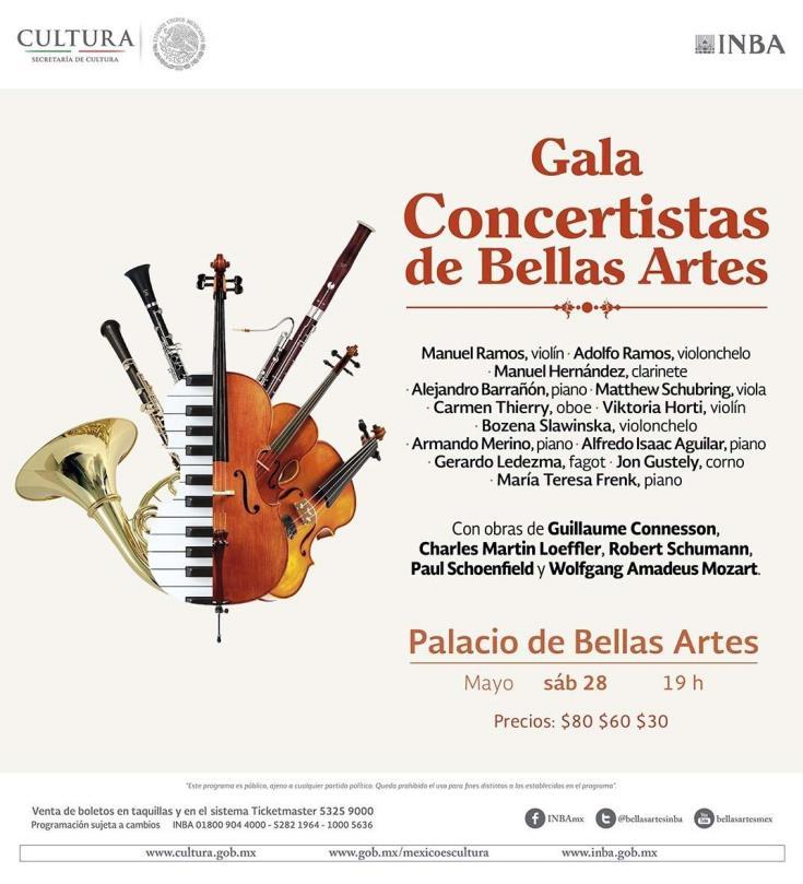 MÚSICA COMO PARTE DE LOS FESTEJOS POR EL 150 ANIVERSARIO del Conservatorio Nacional de Música, el jueves 26 de mayo a las 19:00 y el sábado 28 a las 17:00, respectivamente, las orquestas filarmónicas
