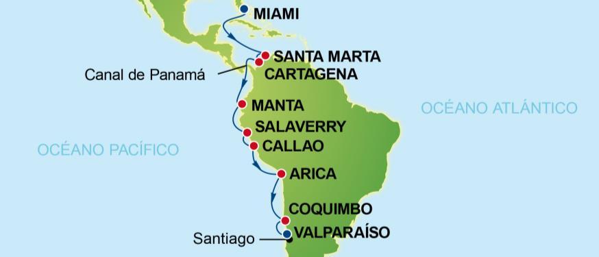 año Canal de Panamá 4 barcos diferentes en 2017 & 2018