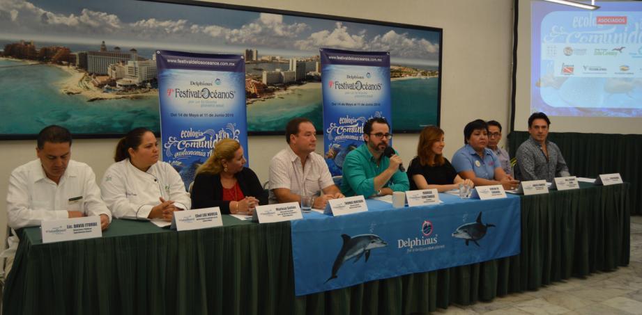 Delphinus anuncia la 4a Edición del Festival de los Océanos del Caribe Mexicano. Se llevará a cabo del 14 de mayo al 11 de junio de 2016.