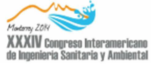 ar XXXIV Congreso Interamericano de Ingeniería Sanitaria y Ambiental Monterrey, México. 2 al 6 de Noviembre www.congresoaidis2014.