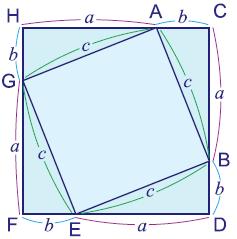 Ejemplo 1.2 emuestre que para todo triángulo rectángulo se cumple la ecuación establecida en el Ejemplo 1.
