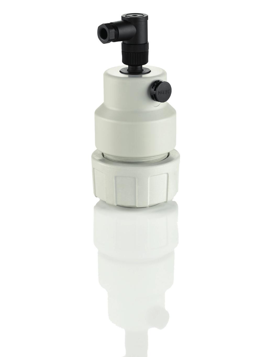 Sensor de nvel hdrostátco HFT C Compact /Flex (sensor suspenddo) Rango de medcón 0 5 m columna de agua 0 0 m columna de agua Almentacón de tensón de 9 5 V DC PVC-U PP PVDF Propedades Determnacón del