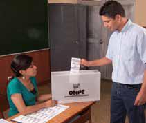 También puedes marcar un símbolo partidario y dejar en blanco un recuadro o los dos recuadros preferenciales, ello no invalidará tu voto. Votación para el Parlamento Andino.